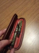 Pióro PARKER,stara robota.Green/gold colour.