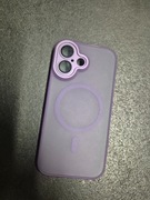 Etui Iphone 16 Apple MagSafe + szkiełko na aparat Fioletowe Nowe