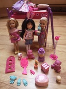 Laleczki Barbie Akcesoria Simba Łóżeczko Maskotki TOP