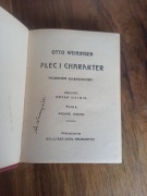 Otto Weininger, Płeć i charakter. Rozbiór zasadniczy, Tom 1 i 2