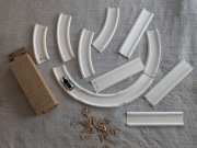 Zestaw tor samochodowy kartonowy papierowy ekologiczny auto autko