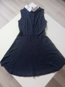 COS Granatowa sukienka dziewczęca wiskoza r XS