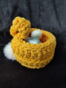 Koszyczek wielkanocny,sznurka bawełnianego, ozdoby