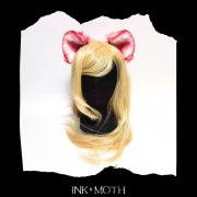 Idealne na Halloween/cosplay/przebranie ręcznie robione uszy na opasce