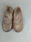 Pozłacane balerinki dla dziewczynki rozmiar 26 