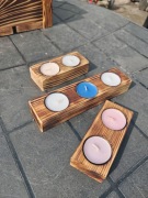 Świeczniki ZESTAW Tealight HANDMADE