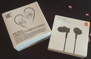 Słuchawki 1. KZ EDX PRO X +MIC IEM + 2. XIAOMI MI BASIC