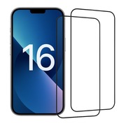 2x Szkło Hartowane do iPhone 16  Pełna Ochrona Ekranu