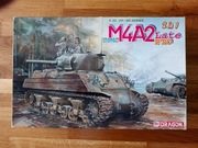 Model Amerykańskiego czołgu Sherman M4A2.