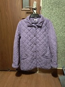 Kurtka pikowana fioletowa elegancka