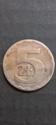 5 zł z roku 1975 i 1976 bez mennicy 