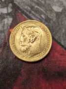 5 rubli 1906r moneta stara carska Rosja wykopki po