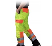 Zimowe odblaskowe spodnie robocze 