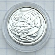 #2491 Kajmany 10 centów 2002 UNC