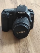Aparat lustrzanka Canon 20 D Obiektyw Canon 