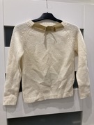 Sweterek biały świąteczny rozm 146