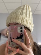 Wełniana czapka zimowa handmade