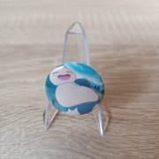 Przypinka handmade Pokémon Snorlax 32 mm