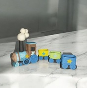 Lokomotywa cukrowa z wagonikami 