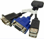 Cisco UCS Vga DB9 KVM cable USB RS232 Foxconn