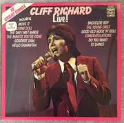 CLIFF RICHARD Live! LP 1972