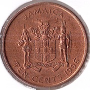 JAMAJKA 10 centów 1996, KM# 146.2, XF, mała