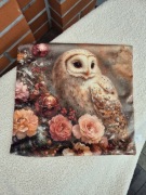 Poszewka sowa 38 x 38cm urodziny święta mikołaj