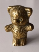 mosiężny miś misio figurka z mosiądzu 14,3 cm do