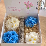 Zestaw ozdobnych mydelek glicerynowych dzien Matki