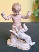 Figurka WALLENDORF  Puto z psem