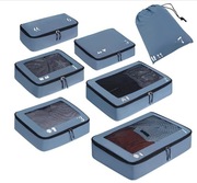 ECOHUB organizer, kostki do pakowania do walizki 7 elementów Niebieski