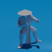 Figurka Raiden z Mortal Kombat