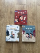 Zestaw książek Pucio - na wakacjach, pierwsze słowa, ćwiczenia z mówienia.