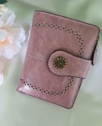 Damska portmonetka- Brudny róż
