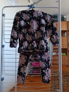 Komplet welurowy dla dziewczynki 