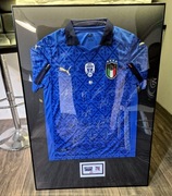 Włochy koszulka z podpisami Euro 2020 ! Autograf Rama VERATTI INSIGNE