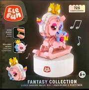 Nowe Klocki elefun jak LEGO unicorn jednorożec z pozytywką