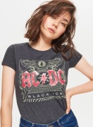 Body szare AC/DC rozmiar S marki CROPP