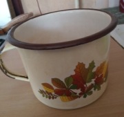 Kubek emaliowany z PRL - 1,5 l