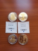 Zestaw 4 medali "Starożytny Egipt".