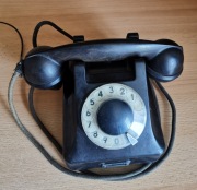 Telefon ebonitowy RWT CB-491/B-A 1963 rok