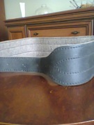 Pas czarny SKÓRZANY NOWY ocieplany czyt.opis