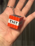 Druk 3D Brelok TNT jak z Minecraft – unikalny prezent dla fana!
