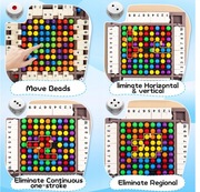 Gra planszowa w kości eliminacyjna szachownica Digital Flip