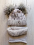 ZIMOWY KOMPLET CZAPKA + KOMIN 