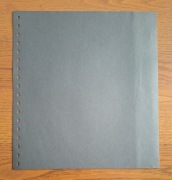 Lindner - Czarna przekładka, 18-ringów, 272x296mm