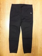 H&M - NOWE granatowe bawełniane joggery r.152