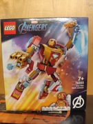 Nowe LEGO Avengers 76203 Marvel super Heroes Mechaniczna zbroja Iron Mana