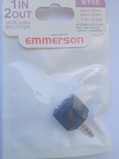 Adapter Rozdzielacz sygnału wtyk MiniJack 3,5mm (M) - 2x gniazdo MiniJack