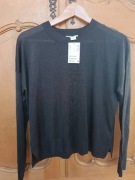 Cienki sweterek H&M czarny nowy z metką 